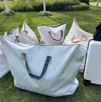 特大容量ハンドバッグキルトトラベルパッキングダストバッグ収納袋キルト衣類収納袋