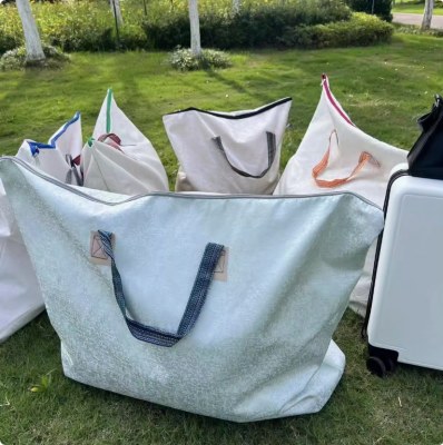 特大容量ハンドバッグキルトトラベルパッキングダストバッグ収納袋キルト衣類収納袋