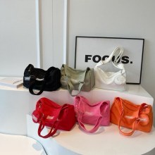 新しいクロスボディバッグ学生クラスバッグ女性insスタイル和風大容量ソリッドカラー義母バッグショルダーバッグ