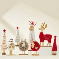 クリスマス装飾装飾品シーンレイアウトウールフェルト雪だるま老人デスクトップ装飾小道具クリスマス装身具