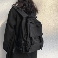 和風インスタイルダークスタイル通学女性高校キャンパス大容量バックパック大学生作業服スタイルバックパック男性