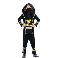 ハロウィーンコスプレチルドレンズニンジャ服のパフォーマンスcos衣類samurai ninja服