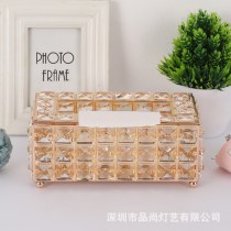 拡張クリスタルティッシュボックスホテル用品ホームクラブヴィラリビングルームコーヒーテーブル装飾装飾品