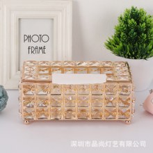 拡張クリスタルティッシュボックスホテル用品ホームクラブヴィラリビングルームコーヒーテーブル装飾装飾品