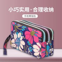 女性のクラッチ三層長財布女性のハンドバッグ 2024 新しい大容量キーコインカジュアル携帯電話バッグ