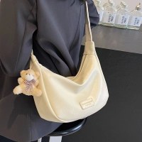 カジュアルで多用途な団子バッグ、ファッショナブルな手傷の小さなバッグ、レディース 2024 新作春の通勤シングルショルダークロスボディ小さなバッグ