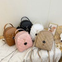 ダイヤモンドパターンバックパック 2023 ファッションパーソナライズされたスクールバッグアウトドアバックパック