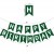 深绿鱼尾生日拉旗