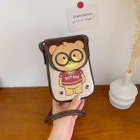 女性のためのバッグ 2023 新しいスタイルシンプルファッショナブルなかわいいクマショルダークロスボディバッグ携帯電話バッグ