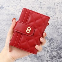 新しいクリエイティブなジッパー小銭入れ、韓国スタイルのマルチカードスロット学生財布、女性用のファッショナブルなショートウォレット