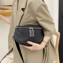 本革レディースバッグ第一層牛革サドルバッグレディースバッグ2024新しいファッションファッションカジュアルチェストバッグシングルショルダークロスボディバッグ