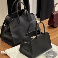 牛革つや消しニッチトートバッグ2024秋冬新スタイル大容量ハンドバッグ新色