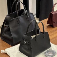 牛革つや消しニッチトートバッグ2024秋冬新スタイル大容量ハンドバッグ新色