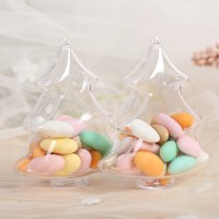 透明なクリスマスツリーの形のプラスチックボックスクリスマス小物包装箱クリエイティブクリスマスツリー透明ペンダント卸売
