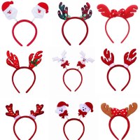 クリスマス ヘッドバンド クリスマス ヘッドバンド サンタ クロース ヘアピン漫画クマ ヘッド バックル雪だるまヘッドドレス子供と大人の卸売