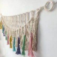 ly 人形収納ネットバッグ子供部屋ぬいぐるみ人形収納ハンモックハンギングネット壁の装飾収納袋壁ベッド