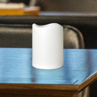 LEDシミュレーション3インチ電子キャンドル円筒形の無煙雰囲気の会場クリエイティブホームフェスティバルのレイアウトウェディングデコレーション