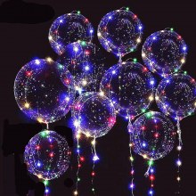発光バルーン インターネットセレブ ヘリウムフローティングバルーン 誕生日パーティー 発光小道具 LED ボボボール クリスマス