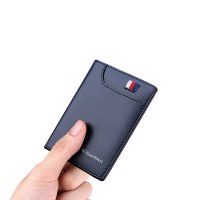 カードバッグ メンズ 本物 ピックアップバッグ 超薄型 メンズ 財布 ショート 牛革 ピックアップバッグ カードホルダー 卸売 小銭入れ