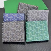 財布 韓国スタイルの多用途なメンズとレディースの財布 Gao Yade ショートウォレット、複数のカードスロットとボックス付き
