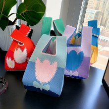 ニットバッグ、ハンドバッグ、バケットバッグ、トートバッグ、織りバッグ、レディースバッグ、ベストバッグ、簡単なお土産