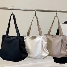 大容量ファッション韓国通勤バッグ女性の 2024 夏の新スタイルハンドバッグキャンバスチュートリアルトートバッグ