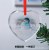 水晶桃心挂件