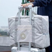 大容量のポータブル旅行搭乗バッグ、防水、シンプル、軽量、ポータブル、折りたたみ可能な短距離荷物バッグカバー、トロリーバッグ