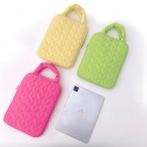 韓国の小さな新鮮な刺繍入りポータブルライナーバッグソフトで愛情のある ipad 収納バッグ 14 インチのラップトップバッグ
