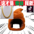 便便帽子+大金项链