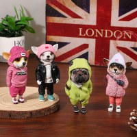 模擬子犬人形樹脂装飾品モグワイ手作り人形バックパック犬ホーム装飾品