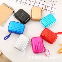 クリエイティブ Ras ブリキ小銭入れ長方形コイン収納袋ヘッドフォンデータケーブルキーホルダー収納ボックス工場