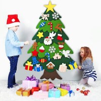 新しい手作り DIY クリスマス装飾立体フェルト クリスマス ツリー
