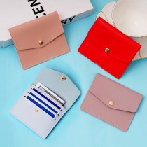 女性用超薄型カードホルダー、男性用マルチカードスロットカードホルダー、PUミニ 財布 、運転免許証カードホルダー、シンプルな小型IDバッグ卸売