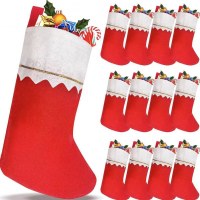 フェルトクリスマス用品 フェルトクリスマスツリー ホリデーオーナメント ギフトバッグ ラージ 子供用クリスマスストッキング