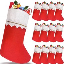 フェルトクリスマス用品 フェルトクリスマスツリー ホリデーオーナメント ギフトバッグ ラージ 子供用クリスマスストッキング