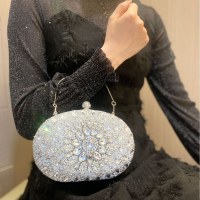 ダイヤモンドグリッターガラスラインストーンバッグがいっぱいのシェルバッグ誕生日結婚式宴会ファッションクラッチバッグディナーバッグ