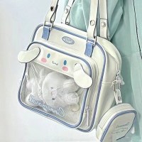 2024 新クールライスシナモン犬女性クールライスバッグ大きな耳犬通勤ベビーバッグ少量の食品量痛みバッグ