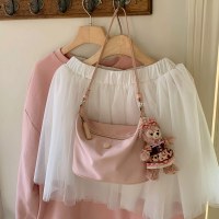 春と夏の軽量防水ナイロンオックスフォード布韓国イン同じスタイル団子脇の下シングルショルダークロスボディ小さなバッグ女性のための