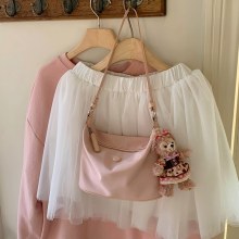 春と夏の軽量防水ナイロンオックスフォード布韓国イン同じスタイル団子脇の下シングルショルダークロスボディ小さなバッグ女性のための