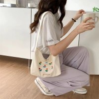 キャンバスバッグ女子学生韓国風ショルダーバッグ多用途大容量小さな新鮮なトートバッグ旅行クロスボディハンドバッグバッグ