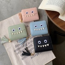 レディース財布インレディースハイエンド小型折りたたみ漫画かわいい小銭入れコインバッグミニ財布ショート