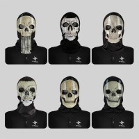 コールオブデューティスケルトンマスクメイクアップダンスゲーム戦術マスクハロウィーンパーティースプーフィング小道具