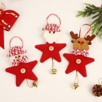 クリスマスペンダント、クリスマスツリーペンダント装飾、サンタクロースベルペンダント装飾、卸売在庫