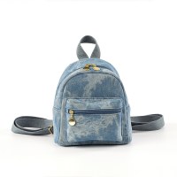デニムファッションバックパック女性の新しい新鮮で甘いミニ高見えカジュアルバッグ女性のバックパック
