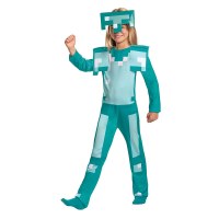 ハロウィン 子供用 マインクラフト服 マインクラフト ゲームプレイ コスチューム コスプレ ダイヤモンドアーマー