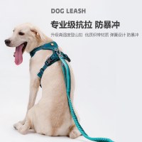マルチカラー犬用リード、大型犬用ショルダーバッグ、犬用散歩、ハンズフリー、多機能ランニングペット用リード、Pロープ、Pチェーン