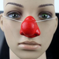 ハロウィン ピエロ コスチューム 面白いおもちゃ 赤い鼻 面白いおもちゃ ビニール ピエロ鼻 赤