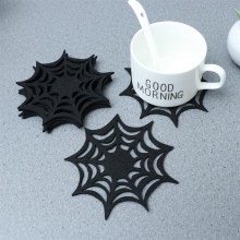 新しいハロウィーンスパイダーウェブクッションミサイルメッセン加熱パディングパーティー装飾プライベートプロポーザハウスホローベルドクッション