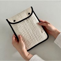 韓国 ins シンプルな無地 ipadpro 11 インチ収納袋保護カバーライナーバッグ 14 インチラップトップバッグ